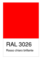 RAL-3026 Rosso chiaro brillante