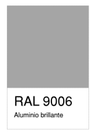 RAL-9006 Aluminio brillante