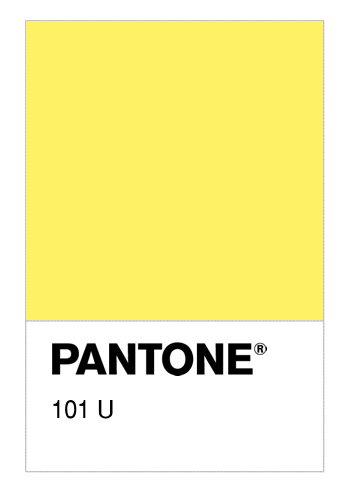 Colore Pantone 101 U Numerosamente It Colore Pantone 101 U Numerosamente It