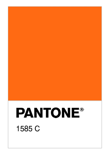 Colore PANTONE 1585 C Numerosamente it
