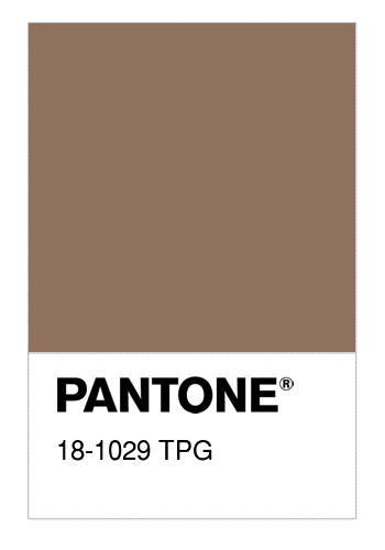 Colore Pantone 18 1029 Tpg Toasted Coconut Numerosamente It