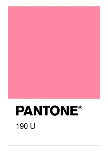 Colore Pantone 190 U Numerosamente It