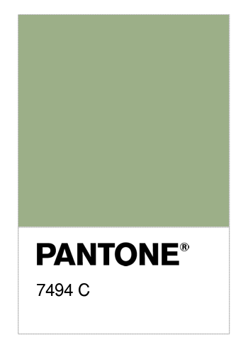 Colore Pantone® 7494 C Numerosamenteit